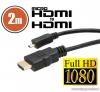 NeXus Micro HDMI kbel aranyozott csatlakozval 2 m 20317