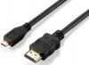 HDMI micro HDMI kbel 1m aranyozott v1 4 Equip