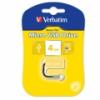 Verbatim USB Pendrive Micro Yellow - 4GB