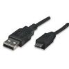 USB A micro USB kbel 1 8m Manhattan