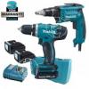 Makita BDF343SHE3 akkus fr-csavarbehajt 3 db akkuval + Makita FS4000 csavarbehajt