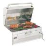 Klasszikus rozsdamentes acl grill fstl stvel, tetvel, 60x45cm