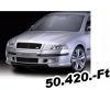 Milotec Skoda Octavia, 2004.06-2008.11-ig, fekete, 3rszes, als lkhrt rcs Tuning emblma nlkli htrcs, grill