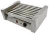 Electric hot dog roller grill