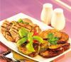 Grillezett tarja padlizsn s cukkni chips-szel