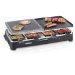 Severin Raclette Party Grill with Natural Grill, Stone Black