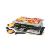 Swissmar 8 Person Red Classic Raclette Party Grill with Granite Stone