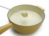 Sajt fondue elszigetelt Stock fotogrfia