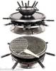 Andrew James Luxury Stone Raclette Grill & Fondue Set