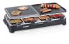 Severin Raclette Party Grill with Natural Grill, Stone Black