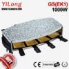 8-person classic raclette party grill with stone plate