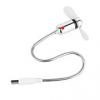Usb rugalmas kar mini ventiltor led