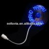 Computer Mini USB Ventilator with LED Message