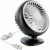 4WORLD 09389 USB ventiltor Circle Silent Wave fekete