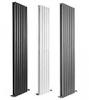 Vertical Designer Radiator 1800 x 300 single panel in Black