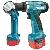 Makita 6271DWALE 12V akkus fr-behajt + ML120-as akkumultoros lmpa rak