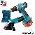 Makita DK1124 (9557HN + 6281D) akkus csavaroz-sarokcsiszol szett rak