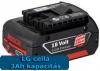 Bosch 2 607 336 236 akku feljts 18V Bosch 3Ah