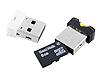 USB MicroSD HC Card Reader with Easy Eject