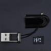 Új! USB 2.0-s microSD krtyaolvas fekete színben!