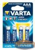 Varta High Energy AAA LR03 Mikro ceruza elem BL4