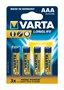 Elem AAA mikro 4 db VARTA Longlife