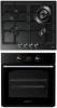 GORENJE BO 5333 RB - G 6N50 RB Rusztikus bepthet st gzfzlap szett Antracit, Sttszrke