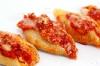 Padlizsnnal s kolbsszal tlttt ris kagyl recept