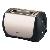 TT-325 2 szeletes inox kenyrpirt rak