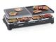 Severin Raclette Party Grill with Natural Grill, Stone Black