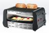 Severin Gourmet Grill Toast Edelst gebrst grau 2802