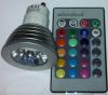 LED Spot 1x3W GU10 RGB tvirnytval