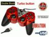 DoubleShock PC SZMTGP JTKVEZRL USB KONTROLLER 12 GOMBOS VIBRCIS JOYSTICK Metl Piros TVIRNYT GAMEPAD 2v GARANCIA termk megtekintse - legszerx webruhz