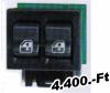 SPAL Spal ablakemel kapcsol Fiat UNO dupla