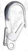 Karabiner, ketts rugs zrral - 60 mm nyls