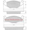 Fkbett garnitúra els Volkswagen golf II, simer sr308 /mdb1267/