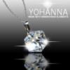 3D Kocka Swarovski kristly nemesacl medl s nyaklnc Yohanna design kszer