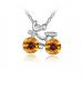 Gini Milano srga kristlyos bicikli nyaklnc Swarovski kristllyal dsztve