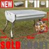 BR NEW PORTABLE STEEL CHARCOAL BBQ BARBECUE GRILL UNIT