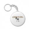 License To Grill Keychains