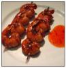 Deze scampi s bak ik onder de grill grill is eigenlijk niet het juiste woord maar soit maar ze zijn nog lekkerder gegrild op de barbecue Eerlijk gezegd was het vandaag niet echt weer om te barbecue n