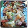 Shrimpin x92 season scampi with the flare of the grill