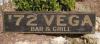 1972 72 CHEVY VEGA BAR GRILL Rustic Hand Painted Wooden Sign