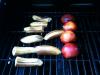 Grilled peach and banana by ribizlifozelek, on Flickr
