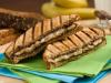Grilled banana and nutella panini