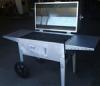 Aluminum Wood and Charcoal Burning Barbecue Grill Pit