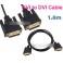 1.8 M DVI-D - DVI(D) 24+1 Pin kbel HDTV PC Dual