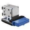 Sharkoon USB3 0 Adapter Bels 2port USB3 0 alaplapi USB csatlakoz