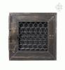 Retr arany+fekete 17 x 17 cm fm zsalus szellz rcs befalaz elemmel (06262)