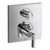 Hansgrohe Axor Citterio termoszttos csaptelep sznkszlet falsk alatti szerelshez, elzr- s vltszeleppel s fordtkarral, krm, 39720000